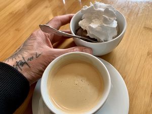 coffee & ice cream / all vegan at Sol in Konstanz