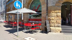 Outside seating at Sol in Konstanz