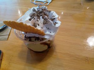 Chocolate icecream cup (take away version) at Sol in Konstanz