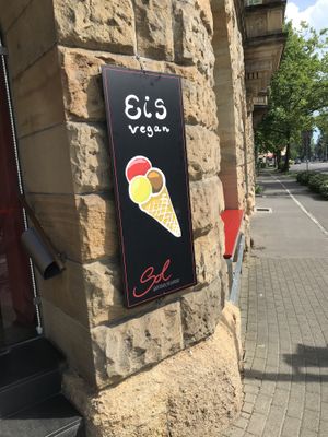 Vegan icecream finally! at Sol in Konstanz