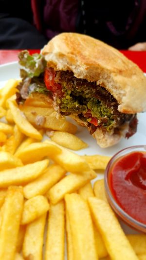 Felafel Burger at Sol in Konstanz