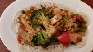 Stir fry at Taste of Eden Bistro in Brandon