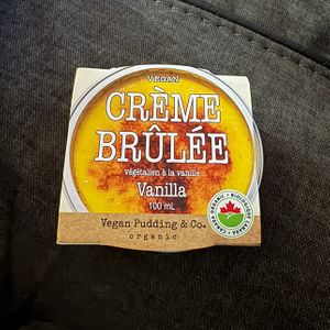 crème brûlée   at Sai Plant Deli by Vegan Pudding & Co. in Vancouver
