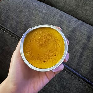 inside crème brûlée   at Sai Plant Deli by Vegan Pudding & Co. in Vancouver
