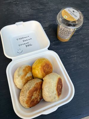 The oyaki are so delicious and right downtown so I can pick some up whenever I'm in need of something tasty. at Sai Plant Deli by Vegan Pudding & Co. in Vancouver