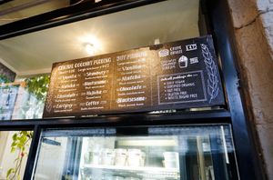 menu at Sai Plant Deli by Vegan Pudding & Co. in Vancouver
