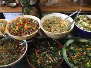 Fresh food  at Seeds to Totnes in Totnes