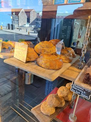 Cardamon vegan buns at Seeds to Totnes in Totnes