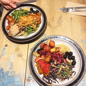Salads  at Seeds to Totnes in Totnes