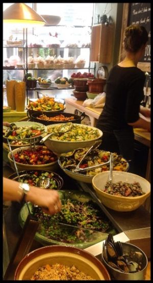 Lovely food - taken by Seeds 2 Totnes staff at Seeds to Totnes in Totnes