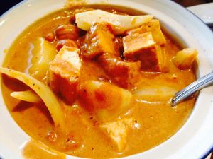 massamun curry at Basil in Charleston