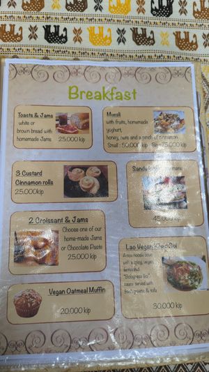  at Cafe del mundo in Luang Prabang