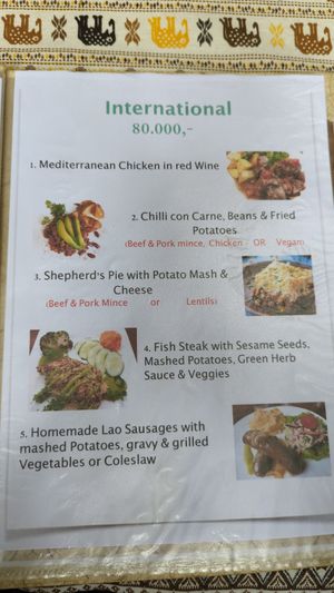  at Cafe del mundo in Luang Prabang