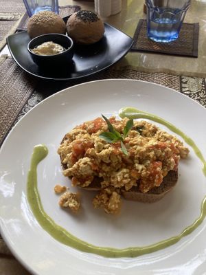   at Cafe del mundo in Luang Prabang