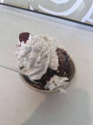 Vegan sundae   at Earnest Ice Cream - Quebec St in Vancouver