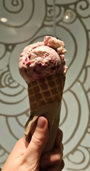 Bumbleberry Crumble on a Gluten-Free Cone at Earnest Ice Cream - Quebec St in Vancouver