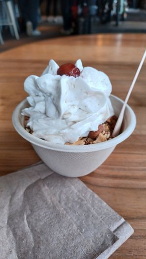Vegan sundae at Earnest Ice Cream - Quebec St in Vancouver
