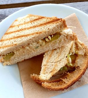 toast at Sali and Pistacchi in Domodossola