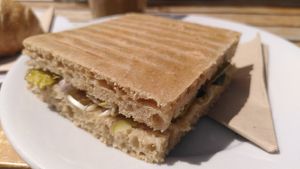 Focaccia at Sali and Pistacchi in Domodossola