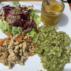 Piatti Unici with tofu at Sali and Pistacchi in Domodossola