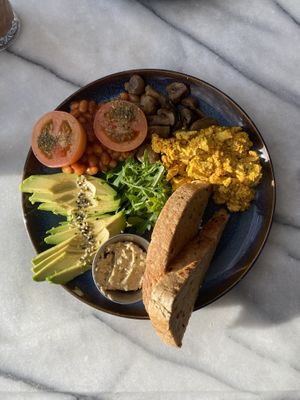 Vegan breakfast / brunch - delicious   at Kitch in Canterbury