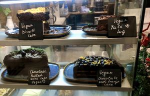 Vegan cake options   at Kitch in Canterbury