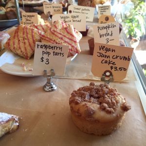 vegan baked goods at Red Hook Coffee in Detroit