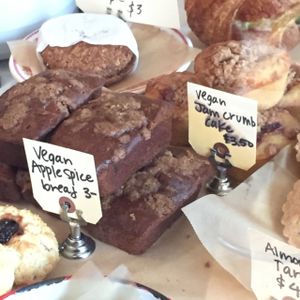 vegan baked goods at Red Hook Coffee in Detroit