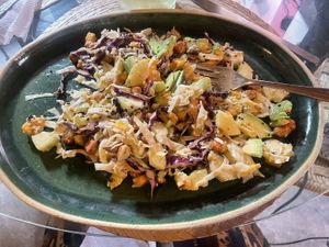 Asian salad  at Escarola in Guanajuato