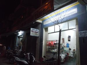 The restaurant at night at Nhan Tam in Phan Rang