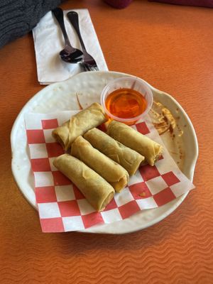Vegetable spring rolls  at Dara Thai Express in Page