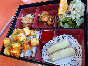 Vegan bento  at Dara Thai Express in Page