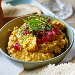 Hummus at Roseleaf in Edinburgh