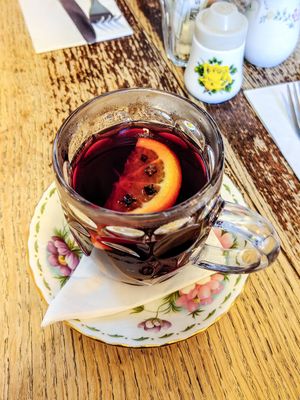Mulled wine at Roseleaf in Edinburgh