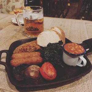 Vegan All Day Breakfast at Roseleaf in Edinburgh