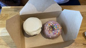 Fresh pastries at Southern Roots Filling Station in Jacksonville