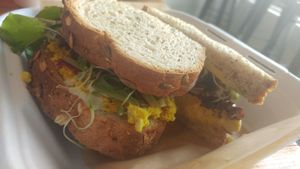 Sandwich on the go! at Southern Roots Filling Station in Jacksonville