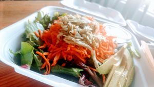 Chickpea salad! at Southern Roots Filling Station in Jacksonville