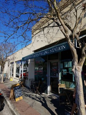 Entrance at Southern Roots Filling Station in Jacksonville