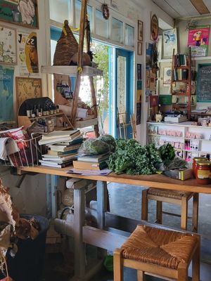 The shop at Andriakon in Andros