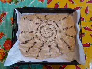 Lagana flatbread at Andriakon in Andros