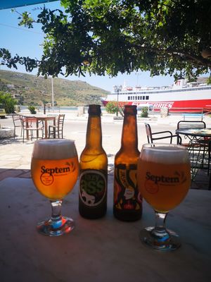 IPA and lager 😍 at Andriakon in Andros