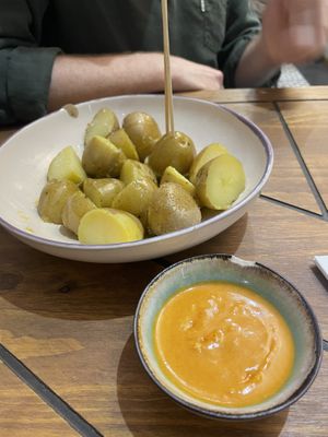 Patatas con mojo   at La Teya in Gijon