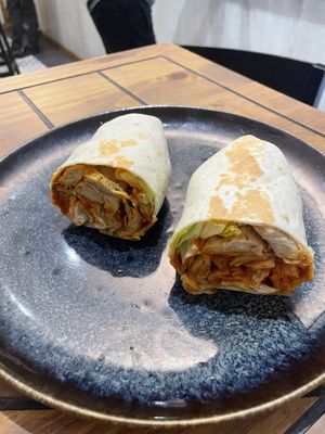 Burrito with vegan veal   at La Teya in Gijon