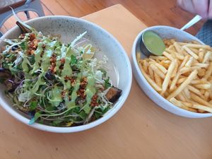 Delicious with vegan mayo at The Shack in Raglan