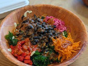 Bbq bowl at Gangster Vegan in Norristown