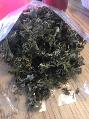 Kale and vinegar chips  at Gangster Vegan in Norristown