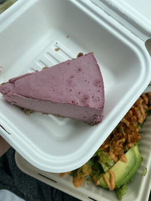 Lemon cheesecake  at Gangster Vegan in Norristown