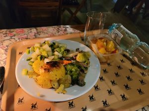 All for 24pln, including water (4pln) at Chimera in Krakow