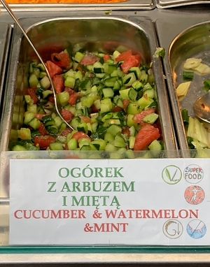 Vegan option  at Chimera in Krakow